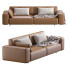 Sofa Dienne Salotti Cross Leather - ED-MONTE
