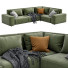 Sofa Dienne Salotti Cross Green - ED-MONTE