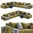 Sofa Dienne Salotti Cross Green - ED-MONTE