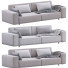 Sofa Dienne Salotti Cross Gray - ED-MONTE