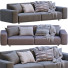 Sofa Dienne Salotti Cross Dark - ED-MONTE