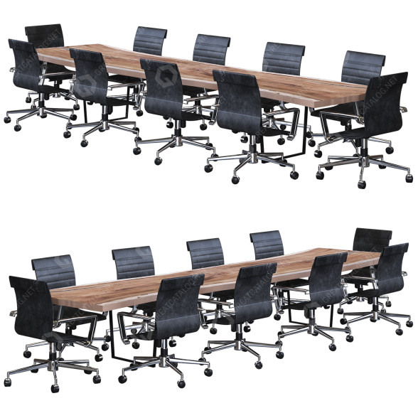 Espacio de trabajo Office Table 01 Modelo 3D