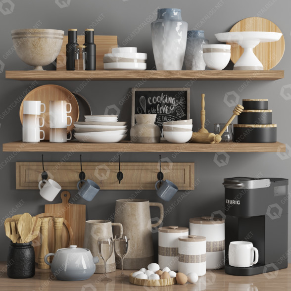 Декор Keurig Kitchen Accessories 3D модель