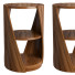 Kaffeetisch Tom Schneider DNA Curved Wood Lamp - ELBEBE