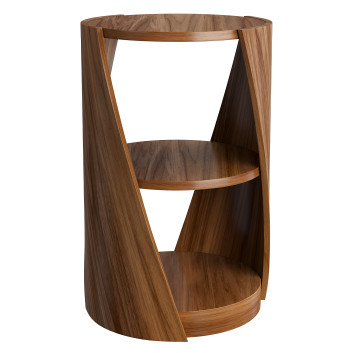 Kaffeetisch Tom Schneider DNA Curved Wood Lamp