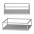 Estante AllModern Easton 2 Piece Square Metal Accent - Sabirjanov