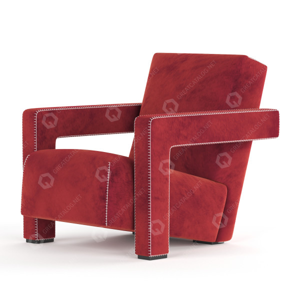 Крісло Cassina Utrecht 3D модель