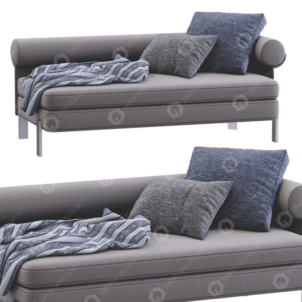 Диван Minotti Matia Fabric 3D модель