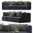 Sofa Sancal Duo Black - SIaArt