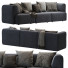 Sofa Sancal Duo Black - SIaArt