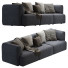 Sofa Sancal Duo Black - SIaArt