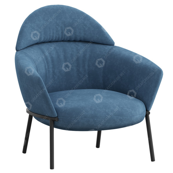 Sessel La Cividina Swale 3D-Modell