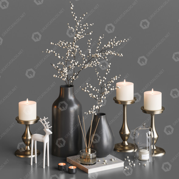Декор Set 34 3D модель