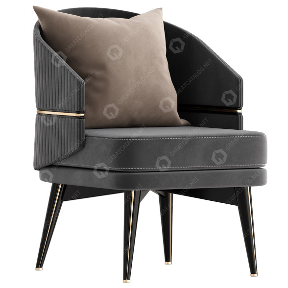 Armchair Aster Billy 3D model