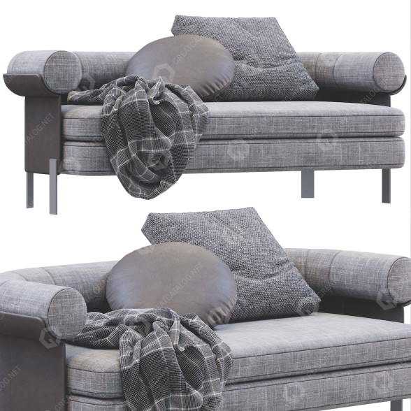 Sofa Minotti Mattia model 3D