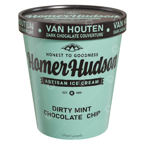 Eiscreme Dirty Mint Chocolate Chip by Homer Hudson 3D-Modell