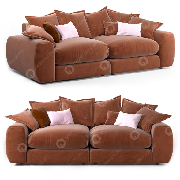 Sofa Loaf Wodge 3D model・Download 3D models・Great Catalog GreatCatalog 15188