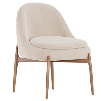 Fauteuil  Minotti Sendai Dining Modèle 3D