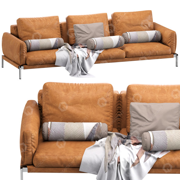 Sofa Flexform Romeo Compact 3D-Modell