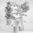 Doniczki Indoor Plant Set 001 - Mrym.3dmodel