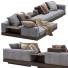 Sofa Minotti Connery Gray - ED-MONTE