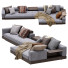 Sofa Minotti Connery Gray - ED-MONTE