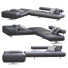 Sofa Flexform Leather Wing - ED-MONTE