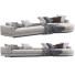 Sofa Minotti Connery Round Gray - ED-MONTE