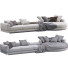 Sofa Minotti Connery Round Gray - ED-MONTE