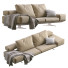 Sofa Flexform Wing Beige - ED-MONTE