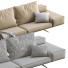 Sofa Flexform Wing Beige - ED-MONTE