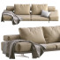 Sofa Flexform Wing Beige - ED-MONTE