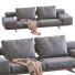Sofa Flexform Wing Grey - ED-MONTE