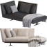 Couch Flexform Evergreen Leather - ED-MONTE