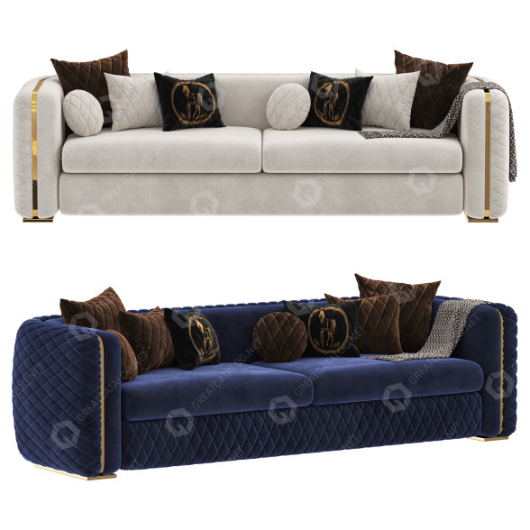 Sofa Marrakesh by Zebrano Casa 3D model