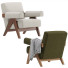 Fotel Phantom Hands Project Chandigarh Upholstered Easy - QrisTina