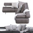 Sofa Flexform Wing Brown - ED-MONTE