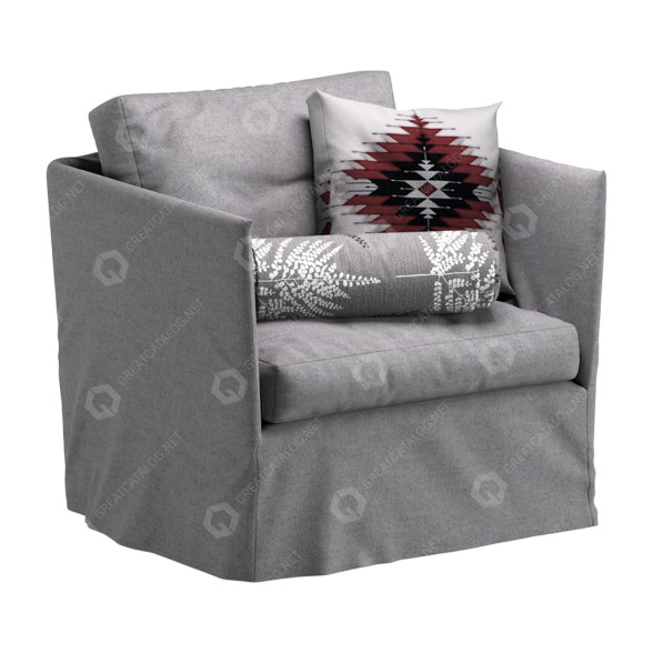 Sillón Poltrona Frau Meridiani Modelo 3D