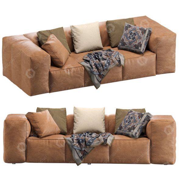 Sofa Coco Republic The Elba 3D-Modell