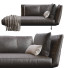 Couch Flexform Evergreen Leather Lounge - ED-MONTE