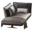 Couch Flexform Evergreen Leather Lounge - ED-MONTE