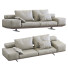 Sofa Flexform Wing Leather - ED-MONTE