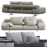 Sofa Flexform Wing Leather - ED-MONTE
