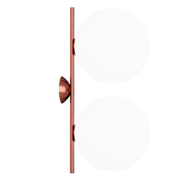 Бра Flos IC Lights C W1 Double in Burgundy by Michael