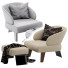 Крісло та пуф Minotti Reeves Large - QrisTina