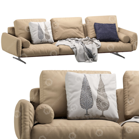 Sofa Flexform Soft Dream 3D model