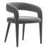 Fauteuil CB2 Lisette Grey - kamol_arx