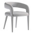 Fauteuil CB2 Lisette Grey - kamol_arx