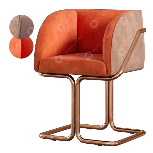 Armchair Ynterior Cus 3D model