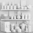 Декор Smeg Kitchen Accessories 002 - Mrym.3dmodel